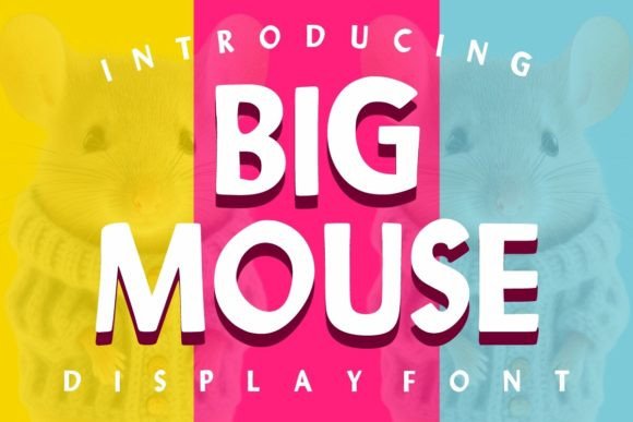 Big Mouse: A Joyful Display Font for Modern Marketers and Designers