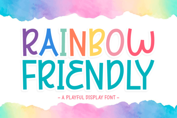 Enhancing Web Design with the Rainbow Friendly Display Font