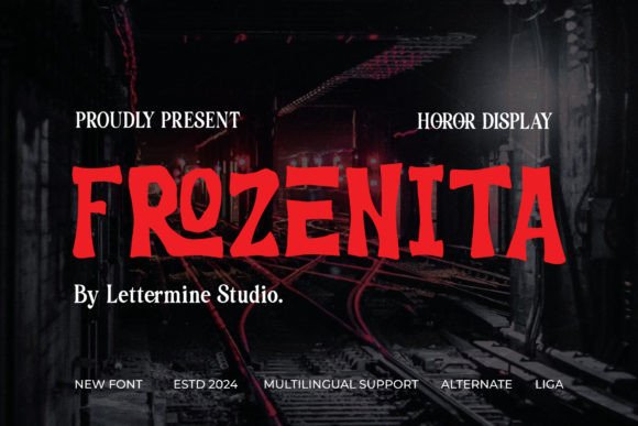Frozenita: A Chillingly Effective Display Font for Bold Marketing Design