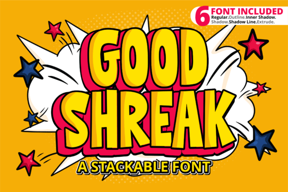 Good Shreak Font: A Playful Display Typeface for Business Branding