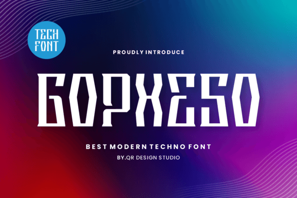 Gopxeso: A Unique Display Font for Professional Branding