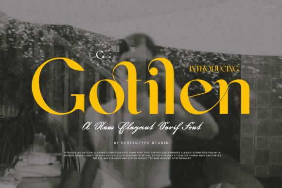 Gotilen: A Stylish Display Font for Crafters and Product Designers