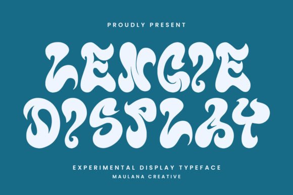 Lengie: A Psychedelic Display Font for Bold Brand Identities