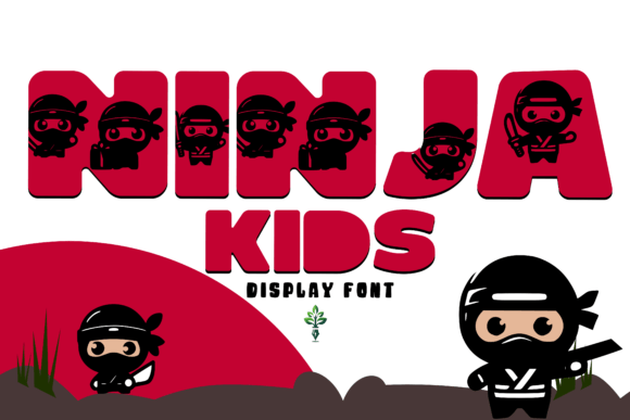 Make Your Designs Pop with the Ninja Kids Display Font