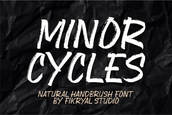 Minor Cycles: A Natural Handbrush Font for Thoughtful Editorial Design