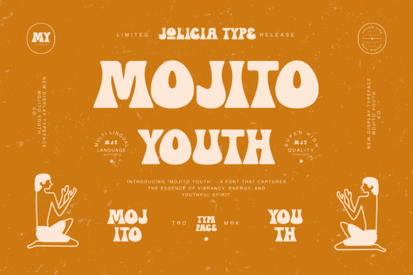 Mojito Youth: A Vintage-Inspired Display Font for Web Designers