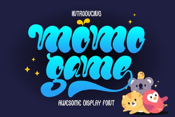 Momo Game: A Playful Display Font for Campaign Graphics That Connect