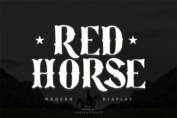 Red Horse: A Bold Display Font for Crafters and Makers
