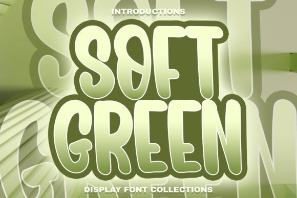 Soft Green: A Lively Display Font That Elevates Small Business Branding
