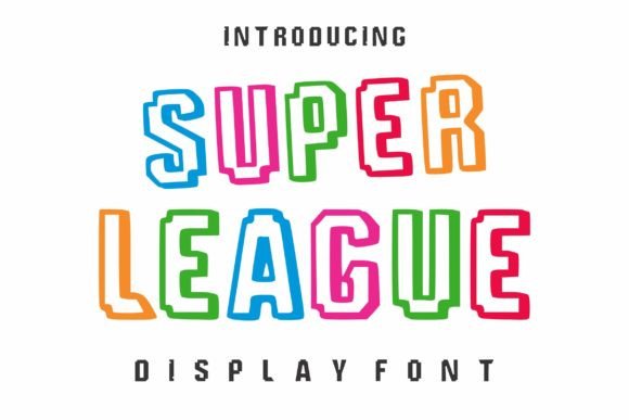 Super League: A Dynamic Display Font for Editorial Design and Digital Publishing