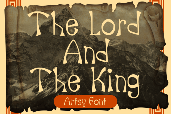 The Lord and the King: A Bold Display Font for Web Designers and Digital Brands