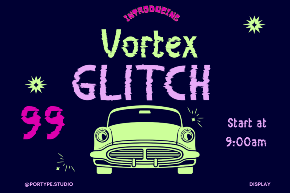 Vortex Glitch Font: A Web Designer’s Real-World Test for Modern Digital Brands