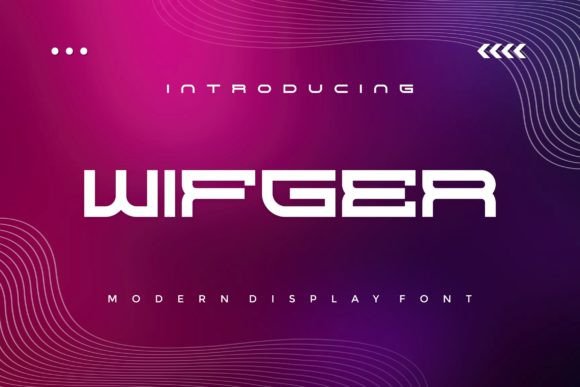 Wifger: A Bold Display Font That Elevates Small Business Branding